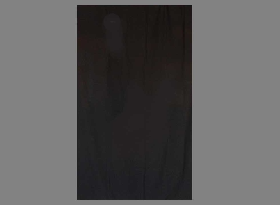 BLACK DRAPE PANEL - 10' LONG