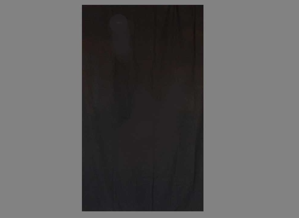 BLACK DRAPE PANEL - 8' LONG